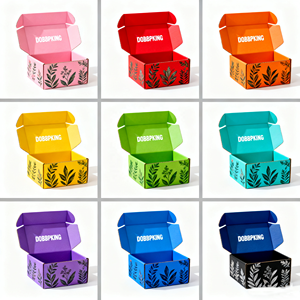 Biểu Tượng Tùy Chỉnh In Bao Bì Sóng Có Thể Tái Chế Hộp Các Tông Hộp Carton Vận Chuyển Di Chuyển Hộp Cho Doanh Nghiệp Nhỏ - Product Image 3