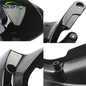 RACEPRO per moto Gloss nero copri carenatura faro anteriore corto per <span class=keywords><strong>Harley</strong></span> per <span class=keywords><strong>V</strong></span>-<span class=keywords><strong>Rod</strong></span> per Night <span class=keywords><strong>Rod</strong></span> muscolo 2002-2017 - Product Image 5