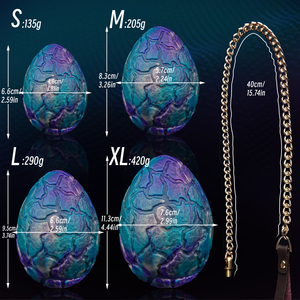 Dildo <span class=keywords><strong>Anal</strong></span> de Huevo de Dragón Gigante, Juguete Sexual con Forma de Huevo de Dinosaurio, <span class=keywords><strong>Dilatador</strong></span> <span class=keywords><strong>Anal</strong></span>, Bola de Dilatación Vaginal para Juegos SM - Product Image 2