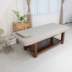 Bàn làm đẹp bán buôn hiện đại, nội thất salon sang trọng, chăm sóc da toàn thân, chăm sóc da mặt, nối mi, spa làm đẹp, giường <span class=keywords><strong>massage</strong></span> gỗ - Product Image 3