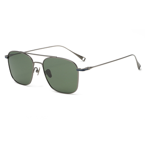 Gafas de sol ovaladas de doble puente de tendencia europea americana 2025, protección UV polarizada para damas, <span class=keywords><strong>lentes</strong></span> blancos elegantes UV400 - Product Image 6