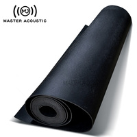 Matériaux d'isolation acoustique Master Acoustic, insonorisants et ignifuges pour discothèques, matériaux d'insonorisation MLV