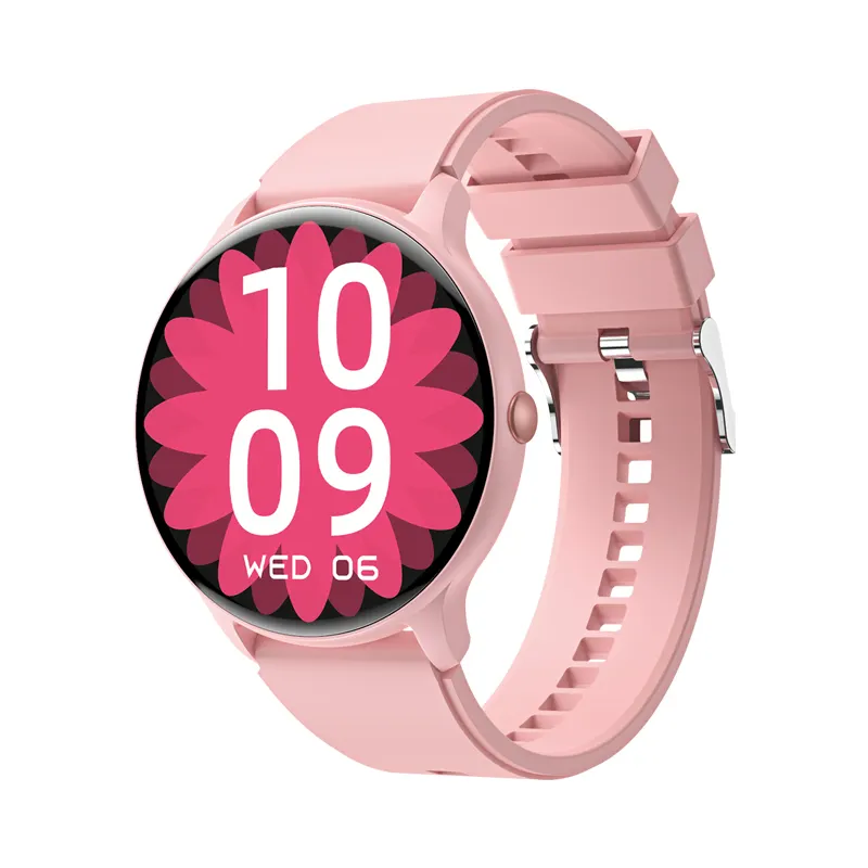 Goedkope 2024 Noemen Smartwatch Hdt6 Max, Zwart Roze Kleur 1.53Inch 360*360 Scherm Bt Call Change Horloge Gezichten Hartslagmeting