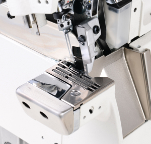 Machine à coudre surjeteuse industrielle à entraînement direct ultra-rapide EX5214DD, à lit plat, avec moteur, neuve - Product Image 4