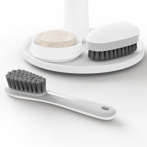 <b>Long</b> <b>Handle</b> Soft Bristle Eco-Friendly Microfiber Plastic Multi-Purpose Shoes & House Cleaning <b>Brush</b> - Product Image 4