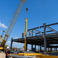 Immeuble de bureaux à structure en acier à plusieurs étages pour les opérations d'entreprise, doté d'une ossature durable et d'une disposition flexible