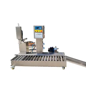 stainless steel industrial 10kg 15kg 20kg 25kg Balm Oil Pail Weighing Filler Weight Filling Machine