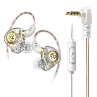 Gratis pengiriman X7 Surround Ear earplug untuk olahraga HIFI dinamis ponsel in Ear earphone kabel paket
