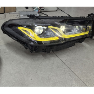 Faro G30 LCI para <span class=keywords><strong>BMW</strong></span> 5 Series G30 LCI 2021 2022 <span class=keywords><strong>2023</strong></span> Estilo negro Faro amarillo M5 <span class=keywords><strong>520</strong></span> 525 530 540 545 550 LCI - Product Image 6