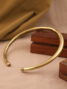 Collar Hasli Redondo Chapado en Oro Hecho a Mano, Joyería Étnica para Mujer, Collar de Boda, Regalo para Fiesta - Product Image 2