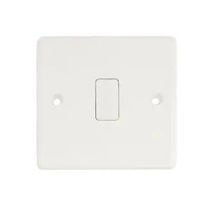 China Factory British Standard Bikelite Push Button Wall Switch And Socket 1 Gang 1/2 Way 10A Light Switch Home Hotel Use