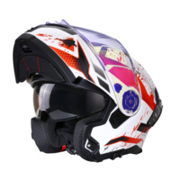 Casque modulable homologué DOT 2026 avec double visière pour moto