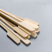 Brochettes de barbecue plates en bambou Teppo écologiques, jetables et portables, de qualité supérieure, prix usine, en vrac