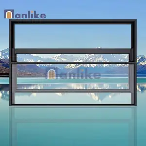 Anlike Hurricane Proof Guangdong House Aluminium Frame Single Hung Window Price Philippines Modern