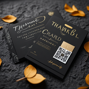 Cartes de <span class=keywords><strong>remerciement</strong></span> personnalisées de luxe pour petites entreprises merci pour votre commande <span class=keywords><strong>carte</strong></span> postale spéciale merci pour votre achat - Product Image 4