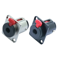 Adaptateur de prise murale stéréo femelle-femelle en alliage de zinc avec connecteur de microphone jack audio 6,35 mm 6,5 mm, type XLR en cuivre
