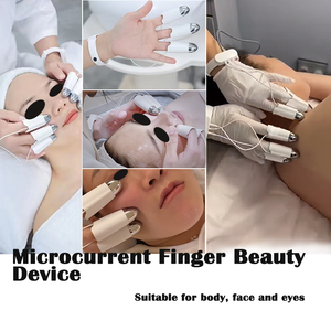R Terapia de masaje corporal portátil Microcorriente Dedo dorado Estiramiento facial Masaje corporal Máquina de belleza Máquina de escultura de elevación - Product Image 3