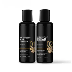 Customization Wholesale Herbal Cleansing Macadamia Plenty Anti Hair Loss For Men Care Organic Shampoo And Conditioner Set