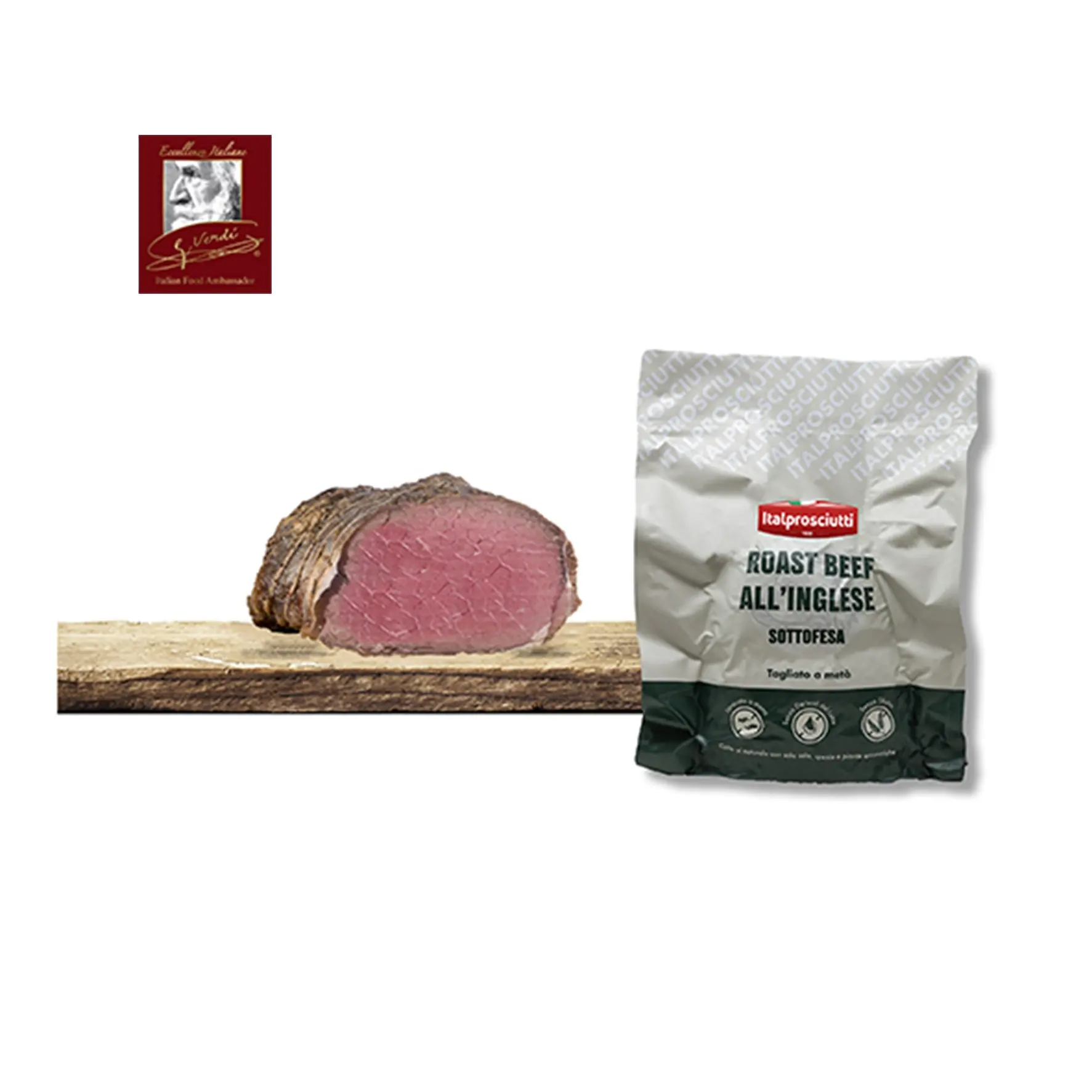 Qualità PREMIUM MADE IN ITALY carne arrosto di manzo cotta per l'esportazione 2 kg selezione GVERDI Made Italy carne cotta arrosto di manzo