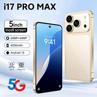 Teléfono Móvil Mini 4G 5G en Oferta, I17 Mini de 5 Pulgadas, 4000 mAh, Doble SIM, Smartphone 4+128 GB, Android 15.0, Envío Gratis a China