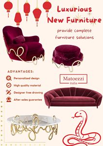 Custom Modern <b>Wood</b> Furniture Set for Villa Apartment or Hall-for Living Room Dining Table Bedroom Whole House Solution - Product Image 6