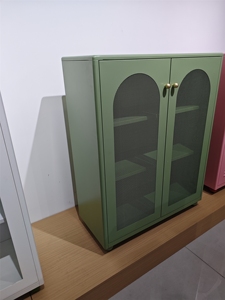Armoires peu encombrantes avec design d'angle arrondi pour espaces étroits à côté du réfrigérateur - Product Image 5