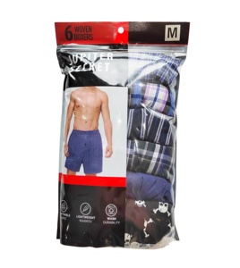 Pantaloncini Boxer intimo da <span class=keywords><strong>uomo</strong></span> personalizzati di alta qualità per <span class=keywords><strong>uomo</strong></span> <span class=keywords><strong>mutande</strong></span> maschili stampate a righe classiche in <span class=keywords><strong>cotone</strong></span> intrecciato all'ingrosso - Product Image 6