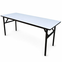 Table de banquet d'hôtel pliable rectangulaire, table pliable de qualité commerciale pour mariage, traiteur, événement, fête