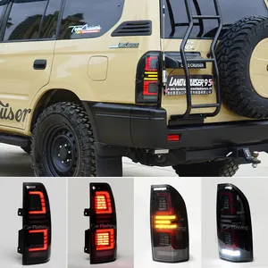 Luz trasera LED de coche para Toyota Prado Land Cruiser 90 95 1997 1998 1999 2000 2001 2002 Taillamp lámpara de freno LC90 LC95