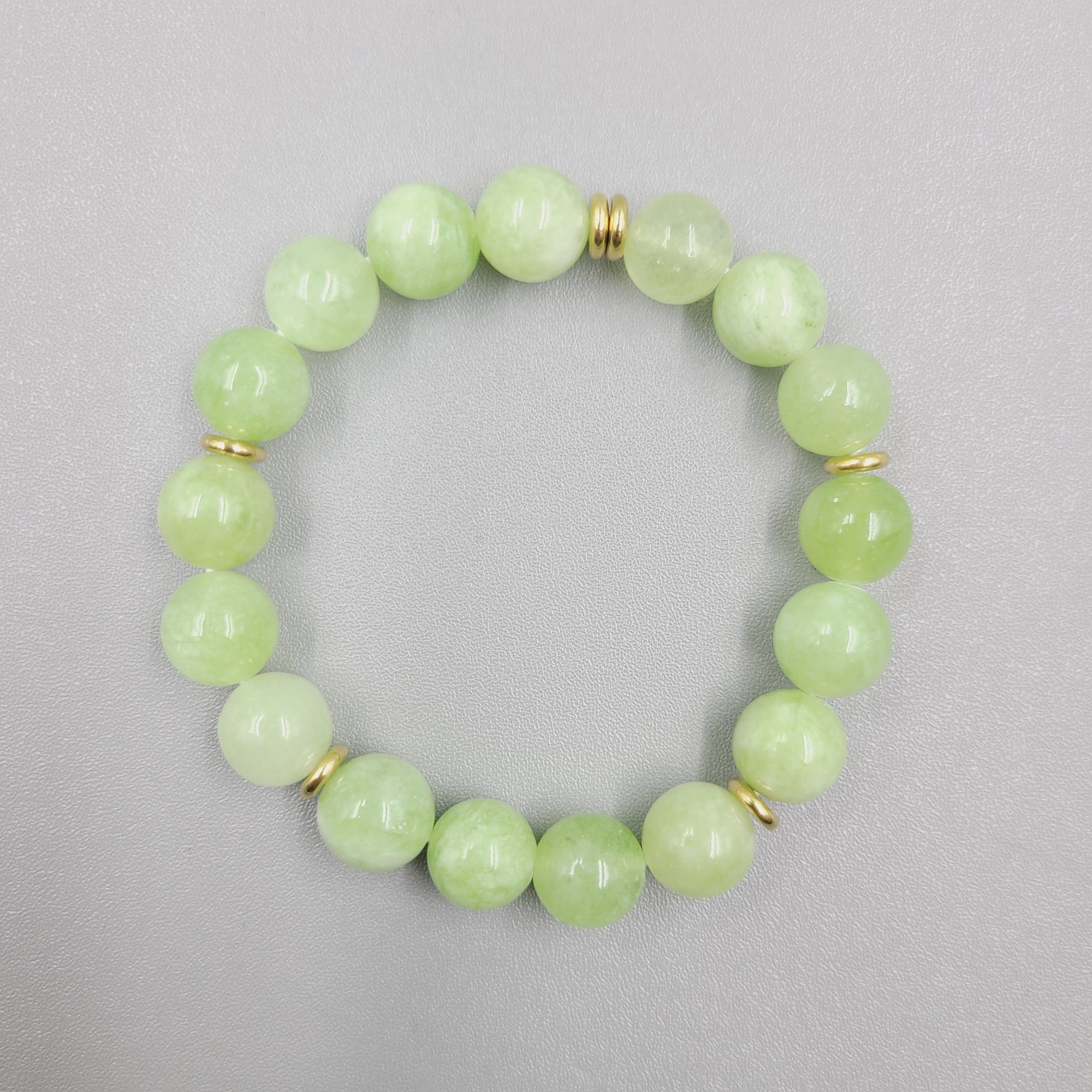 Braccialetto di giada verde