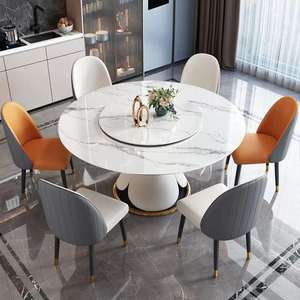 Ensemble de table et chaises de salle à manger de luxe moderne 6 places pour la maison, prix de gros abordable pour la salle à manger - Product Image 6