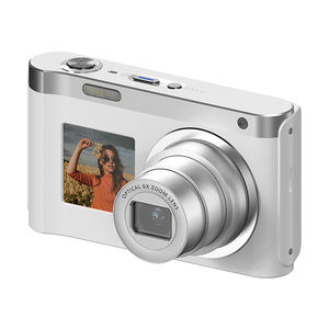 מצלמת וידאו דיגיטלית קומפקטית עם עדשה נשלפת בעלת זום אופטי X6, מסך כפול, ייצוב תמונה, וידאו 4K וצילום ברזולוציית 64 מגה פיקסל - Product Image 1