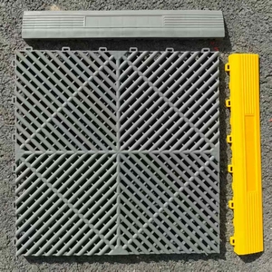 PP Garage Modular Flooring Tiles Car Wash Room Plastic Floor Mats 4s Shop Flooring Tiles - Product Image 2