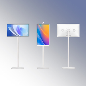 Téléviseur intelligent LED blanc rotatif et mobile de 32 pouces avec écran interactif et haut-parleur intégré - Product Image 6