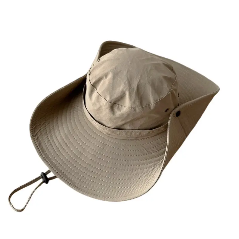 Nouveau designer été Lager-bord pêcheur chapeau parasol extérieur bord de mer voyage alpinisme Western Cowboy chapeau pour hommes femmes