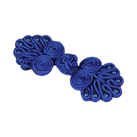 Boutons de fermeture en nœud chinois en perles colorées très vendus, boutons en tissu chinois