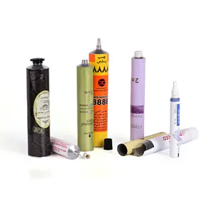 Hot Sell New Design Cosmetic packing Collapsible Aluminum Handcream Tube