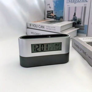 Hot Selling Digitale Pennenhouder Klok Met Multifunctionele Kalendertemperatuur Display Alarm Snooze Functies Voor Schoolbenodigdheden - Product Image 2