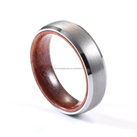 Bague de mariage pour homme en tungstène incrusté de 6 mm, tendance, vente en gros, bijoux de mode, bagues de couple personnalisées certifiées pour usage quotidien