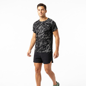 T-shirt de course à manches courtes pour homme, séchage rapide, anti-odeur, avec ventilation en maille ultra-légère, logos réfléchissants haute visibilité - Product Image 5
