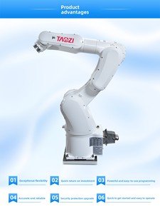 Điều kiện mới đào Kuka cánh tay <span class=keywords><strong>robot</strong></span> <span class=keywords><strong>6</strong></span> trục <span class=keywords><strong>6</strong></span>-8 trục lắp ráp bộ điều khiển ứng dụng lõi động cơ PLC ổ điện bảo vệ IP40 - Product Image 3