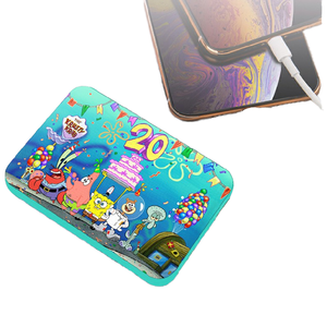 2024 Promotion Gift Mini Power Bank Custom Logo Portable Emergency Battery Pack Charger Type C Port Ultra Slim Power Bank