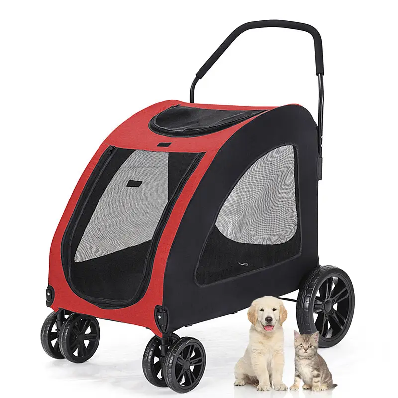 Hot Sale Pet Stroller Tragbarer klappbarer Hunde wagen Pet Stroller Pet Dog Trolley