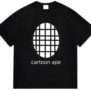 T-shirt Designer Bapees Version Haute Qualité 1:1 pour Homme, en Tissu Tricoté 100% Coton Uni, Décontracté, Respirant, Anti-boulochage, Manches Courtes, Tendance - Product Image 2
