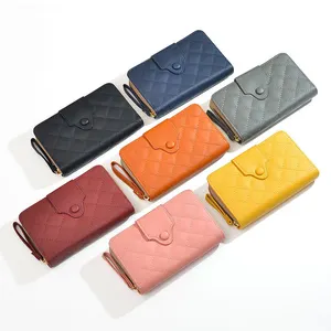 Dompet Baru Lady Pendek Dompet Wanita Mini Uang Dompet Lipat PU Tas Kulit Wanita Koin Dompet Kartu Pemegang