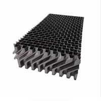 Remplissage de tour de refroidissement en PVC et PP, éliminateur de gouttelettes à flux croisé pour tour de refroidissement, médias de remplissage pour tour de refroidissement