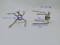Ensemble d'outils en métal de logo de laser de fourchettes de viande de rôtisserie de gril d'acier inoxydable résistant