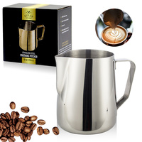 Accessoires pour machine à expresso cappuccino, pichet à lait en acier inoxydable pour latte art, 350 ml/600 ml/900 ml