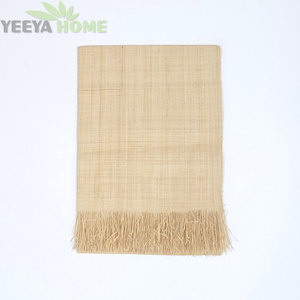 100% Tự Nhiên Lafite Cỏ Vải Rơm Miếng Đệm <span class=keywords><strong>Raffia</strong></span> Cuộn <span class=keywords><strong>Raffia</strong></span> Vải Cho Đám Cưới Trang Trí Nội Thất - Product Image 2