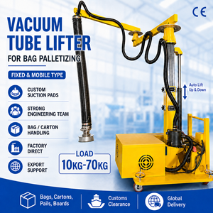 Nouveau Lève-sacs en plastique <span class=keywords><strong>de</strong></span> marque JS, capacité <span class=keywords><strong>de</strong></span> 50 kg, équipement <span class=keywords><strong>de</strong></span> manutention automatique mobile, tube à vide - Product Image 1